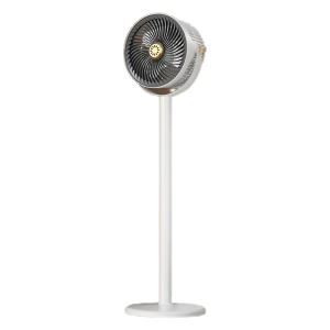 Domácí podlahový ventilátor, šedý